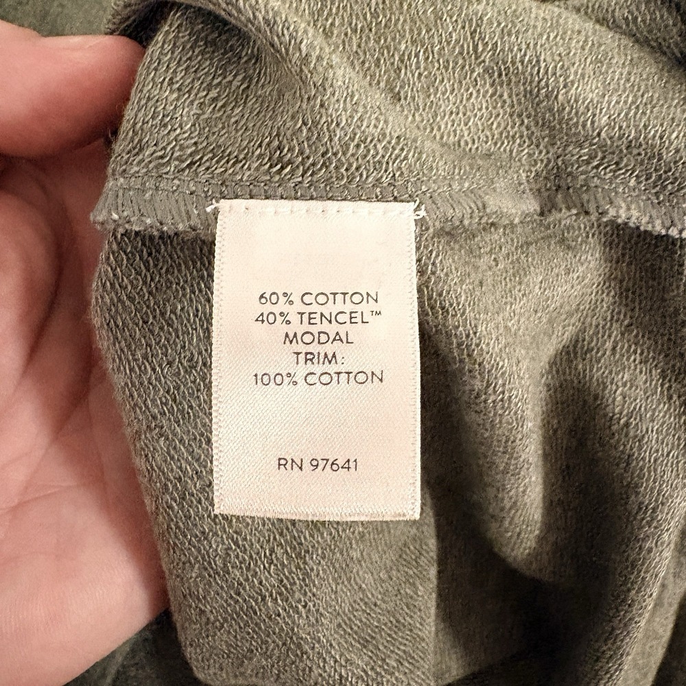 NWT J.Jill Sweater-Trimmed Sweatshirt Size XL Sage Green Career Teacher - Picture 8 of 8
